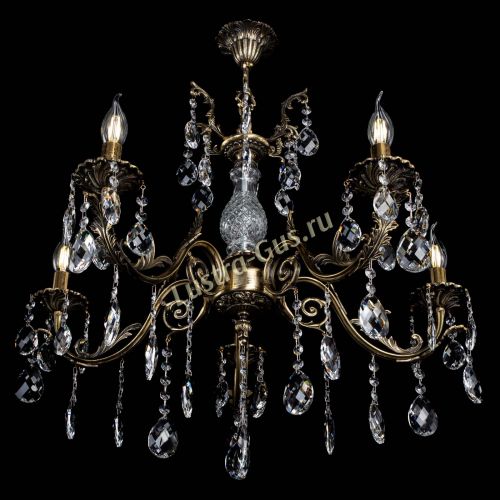 Люстра бронзовая Кассандра Алфея №5/2 баден в Липецке Гусь Хрустальный