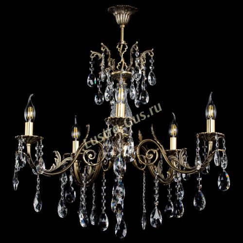 Люстра бронзовая Кассандра Алфея №5/2 журавлик в Липецке Гусь Хрустальный