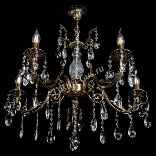 Люстра бронзовая Кассандра Алфея №5/2 журавлик в Липецке Гусь Хрустальный