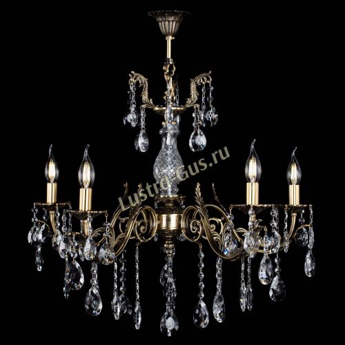 Люстра бронзовая Кассандра Алфея №5/2 звездочка в Липецке Гусь Хрустальный