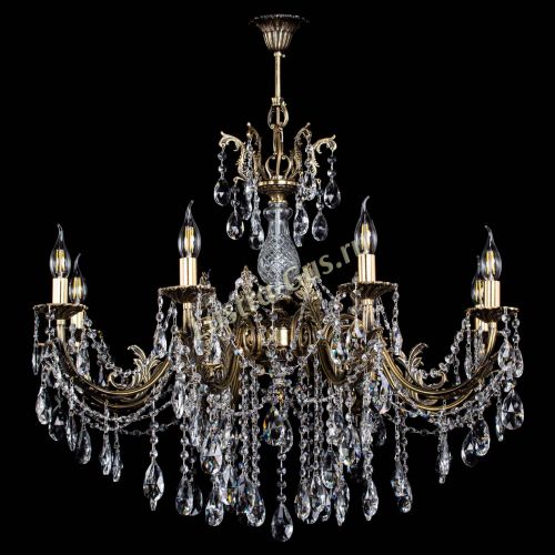 Люстра бронзовая Кассандра Алфея №8/1 журавлик в Липецке Гусь Хрустальный