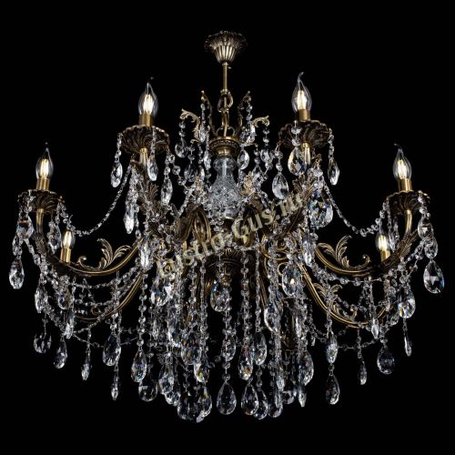 Люстра бронзовая Кассандра Алфея №8/1 журавлик в Липецке Гусь Хрустальный