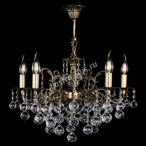 Люстра бронзовая Муза №5 шар в Липецке Гусь Хрустальный
