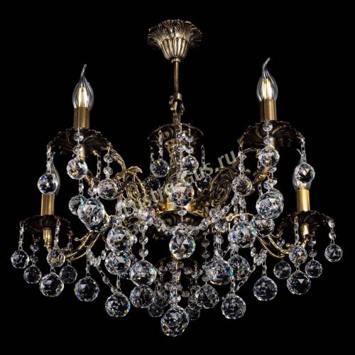 Люстра бронзовая Муза №5 шар в Липецке Гусь Хрустальный