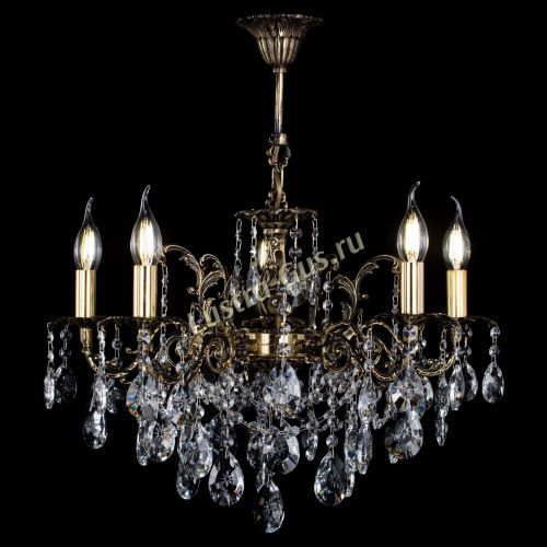 Люстра бронзовая Муза №5 звездочка в Липецке Гусь Хрустальный