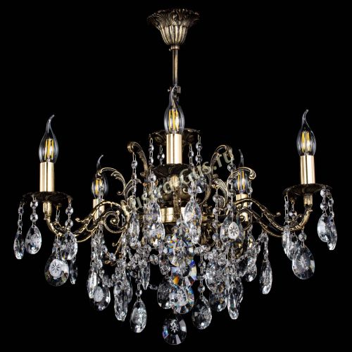 Люстра бронзовая Муза №5 звездочка в Липецке Гусь Хрустальный