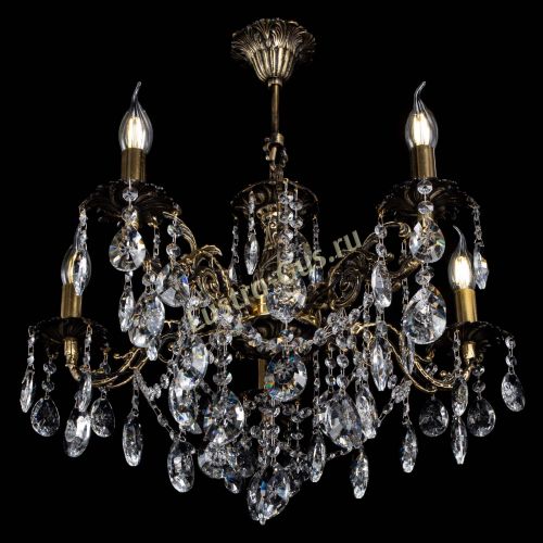 Люстра бронзовая Муза №5 звездочка в Липецке Гусь Хрустальный