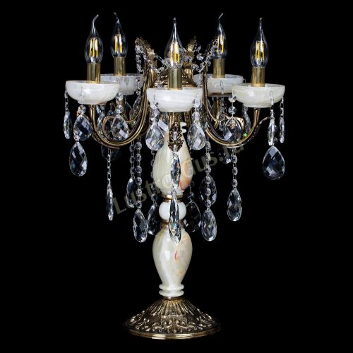 Настольная лампа Антик №5 с камнем в Липецке Настольная лампа Антик №5 с камнем в Липецке