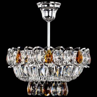 Люстра хрустальная Астра Бутон №1 с подвесом Чайная
