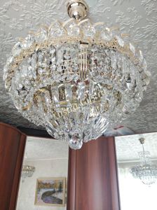 Люстра Кольцо Классика Пластинка с подвесом в Липецке отзыв и фото покупателя