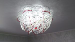 Люстра Хрустальная Волна в Липецке отзыв и фото покупателя