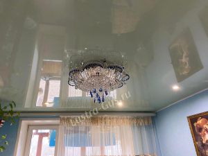 Люстра Камея №1 синяя в Липецке отзыв и фото покупателя