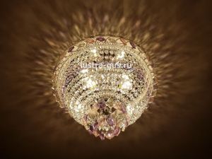 Люстра Катерина дубик цветная в Липецке отзыв и фото покупателя