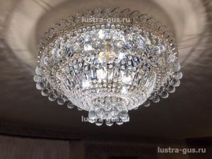 Люстра Водопад шар в Липецке отзыв и фото покупателя