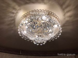 Люстра Водопад шар в Липецке отзыв и фото покупателя