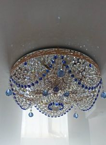 Люстра Виктория Синяя в Липецке отзыв и фото покупателя